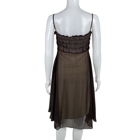 Unisex Handmade - Õhuke kleit, suurus 36 - Pruun (2)