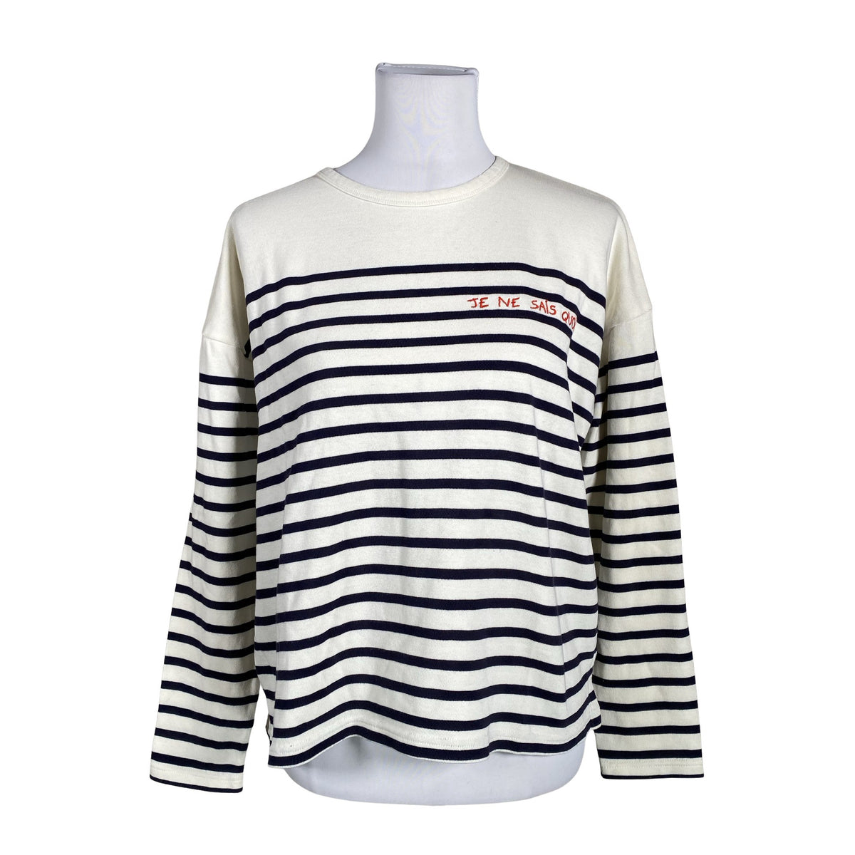 Unisex Maison Labiche - Trikotaažist pluus, suurus 40 - Valge (1)