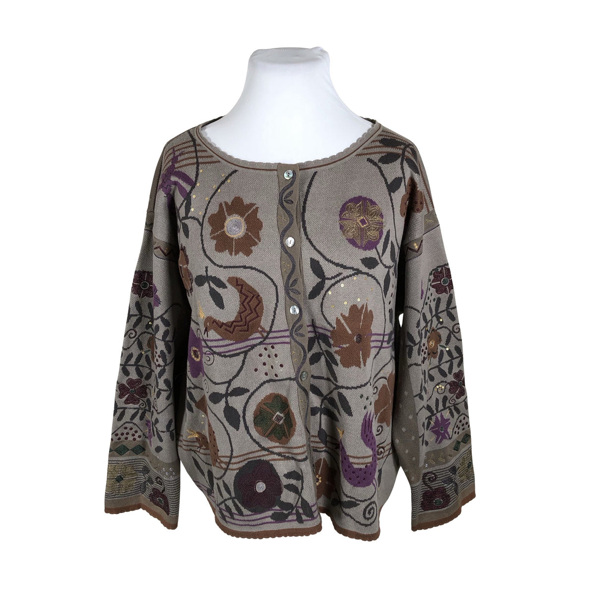 Unisex Gudrun Sjöden - Kardigan, suurus 48 - Hall (1)