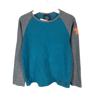 Unisex Villervalla - Trikotaažist pluus, suurus 122 - 128 - Sinine (1)
