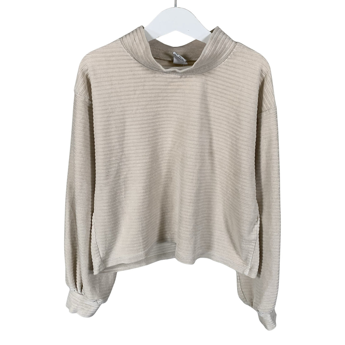 Unisex Lindex - Trikotaažist pluus, suurus 134 - 140 - Beige (1)