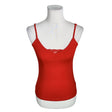 Unisex Ril's - Trikotaažist topp, suurus 40 - Punane ()