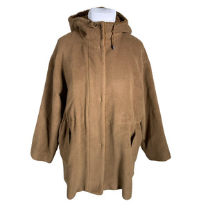 Unisex Weekend by MaxMara - Villane mantel, suurus 42 - Pruun (1)