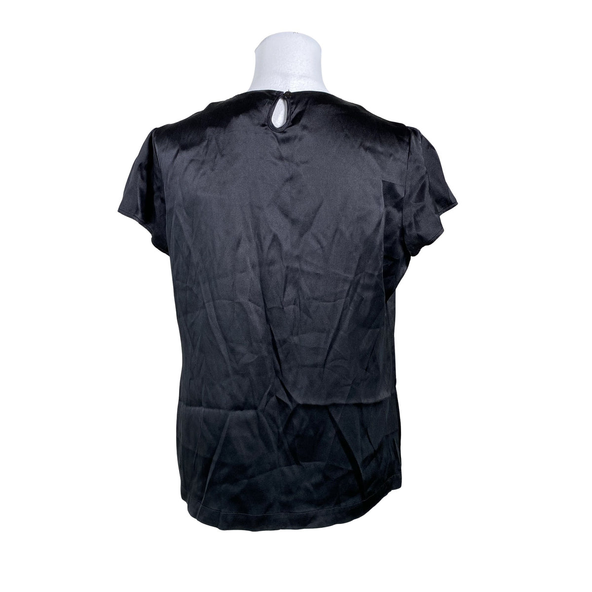 Unisex Ril's - Lühikeste käistega pluus, suurus 38 - Must (2)
