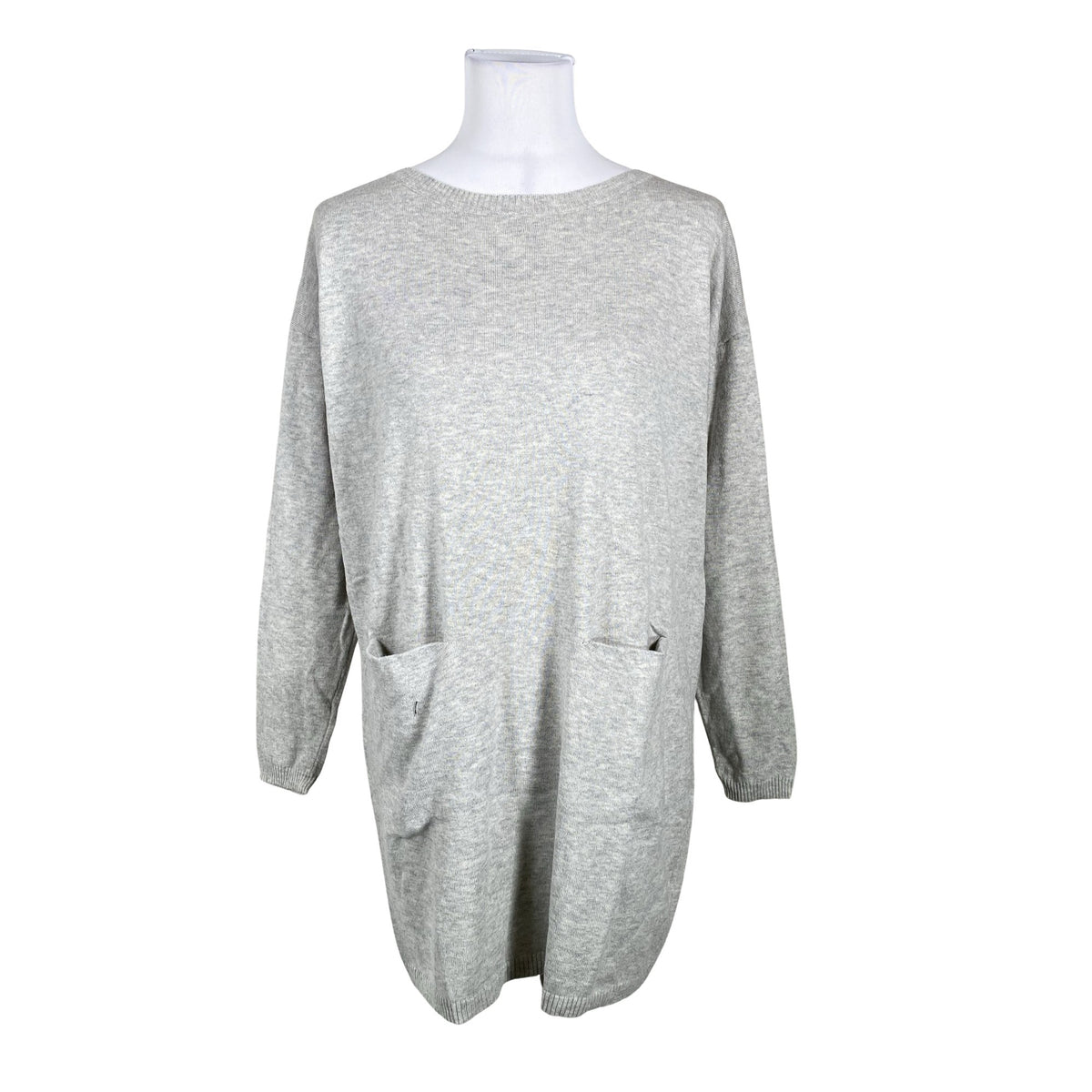 Unisex Nanso - Kootud kleit, suurus 38 - Hall (1)