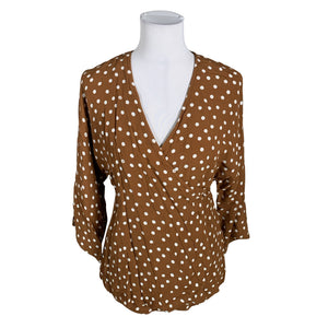 Unisex Gestuz - Pluus, suurus 36 - Pruun (1)
