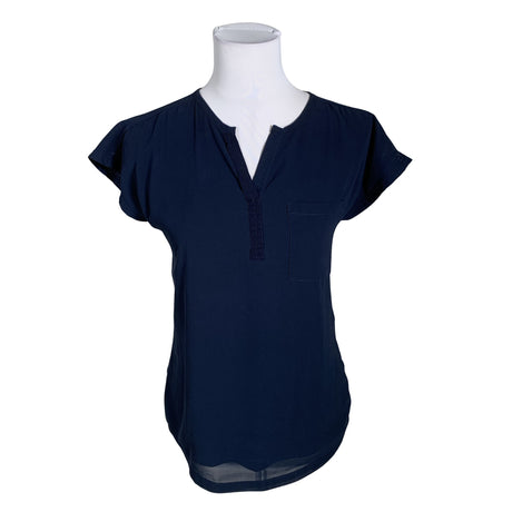 Unisex Fransa - Lühikeste käistega pluus, suurus 34 - Sinine ()