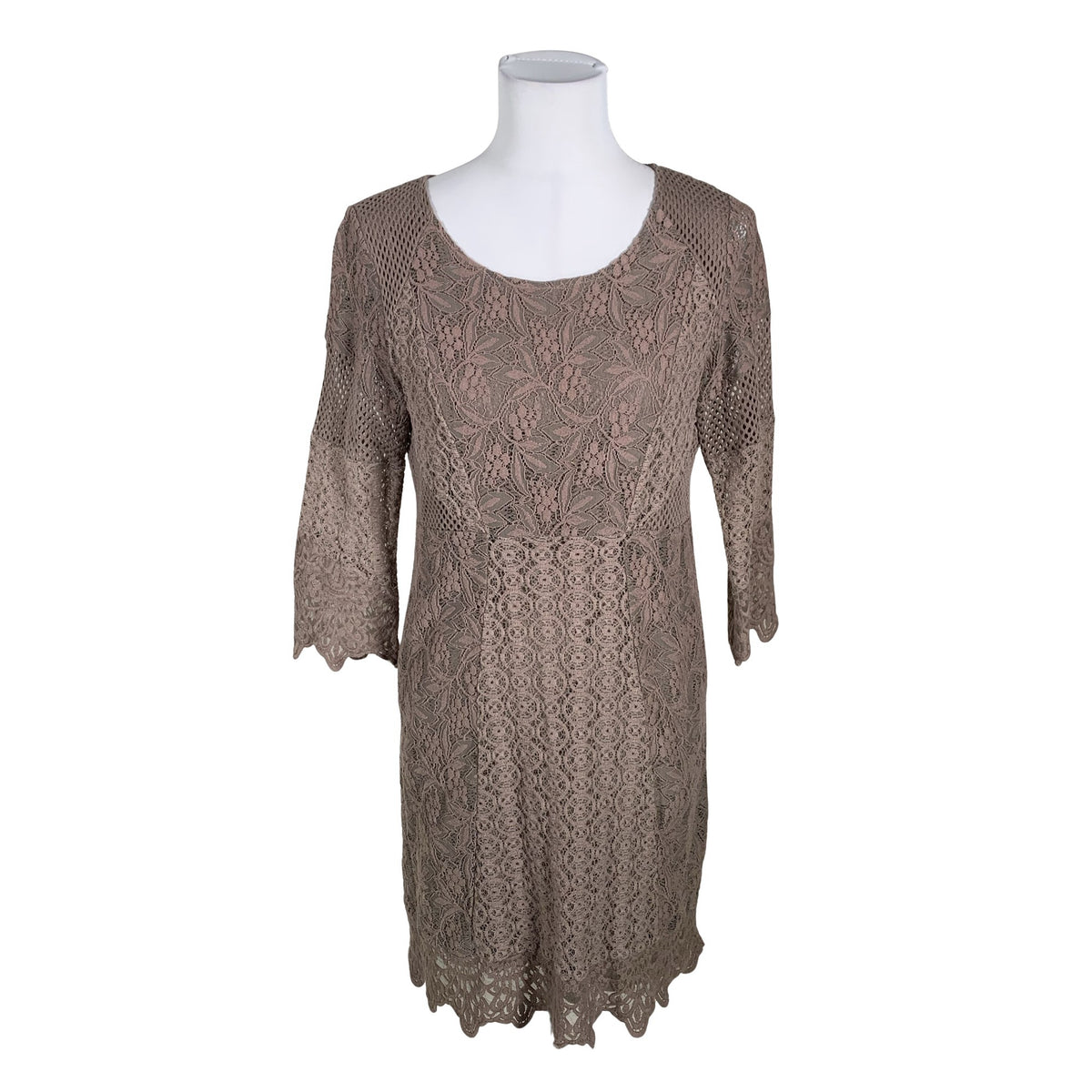 Unisex Cream - Mitteveniv kleit, suurus 40 - Hall (1)