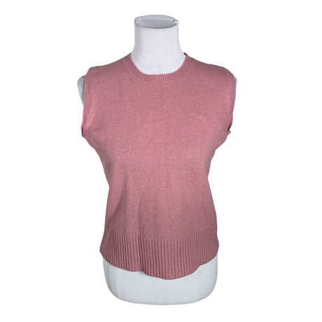 Unisex Global - Kootud vest, suurus 40 - Heleroosa ()