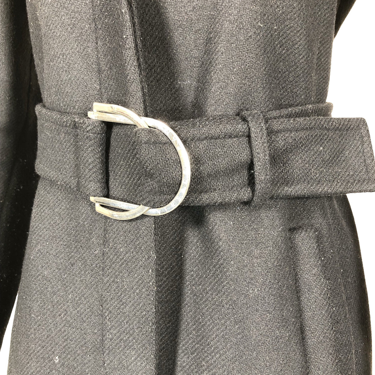 Unisex Versace Jeans - Villane mantel, suurus 36 - Must (3)