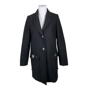 Unisex Versace Jeans - Villane mantel, suurus 36 - Must (1)