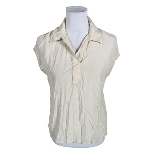 Unisex Opus - Lühikeste käistega pluus, suurus 38 - Beige (1)