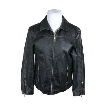 Unisex Big-L - Nahktagi, suurus 42 - Must ()