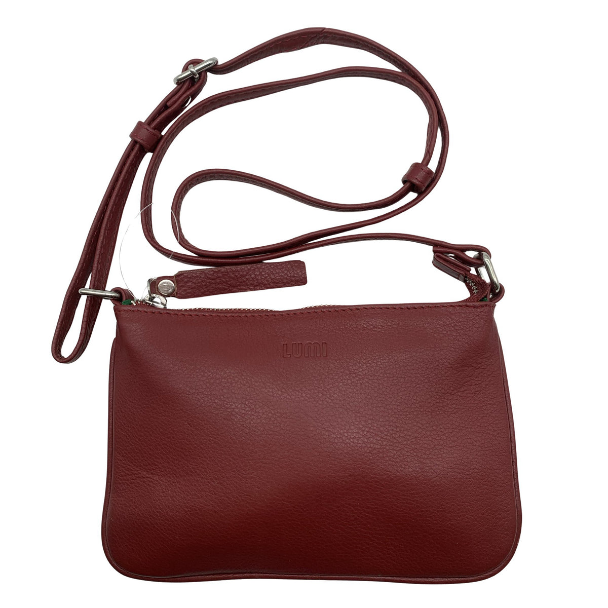 Unisex Lumi - Õlakott, suurus Mini - Veinipunane (1)