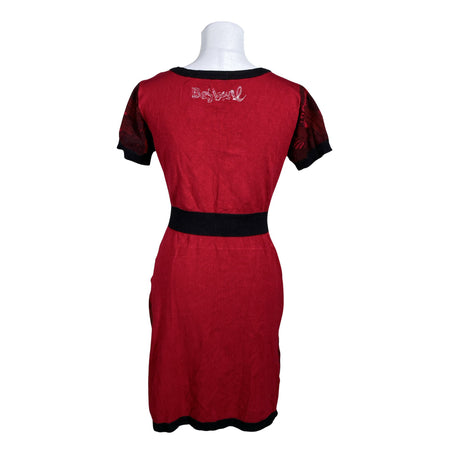 Unisex Desigual - Kootud kleit, suurus 38 - Punane (2)