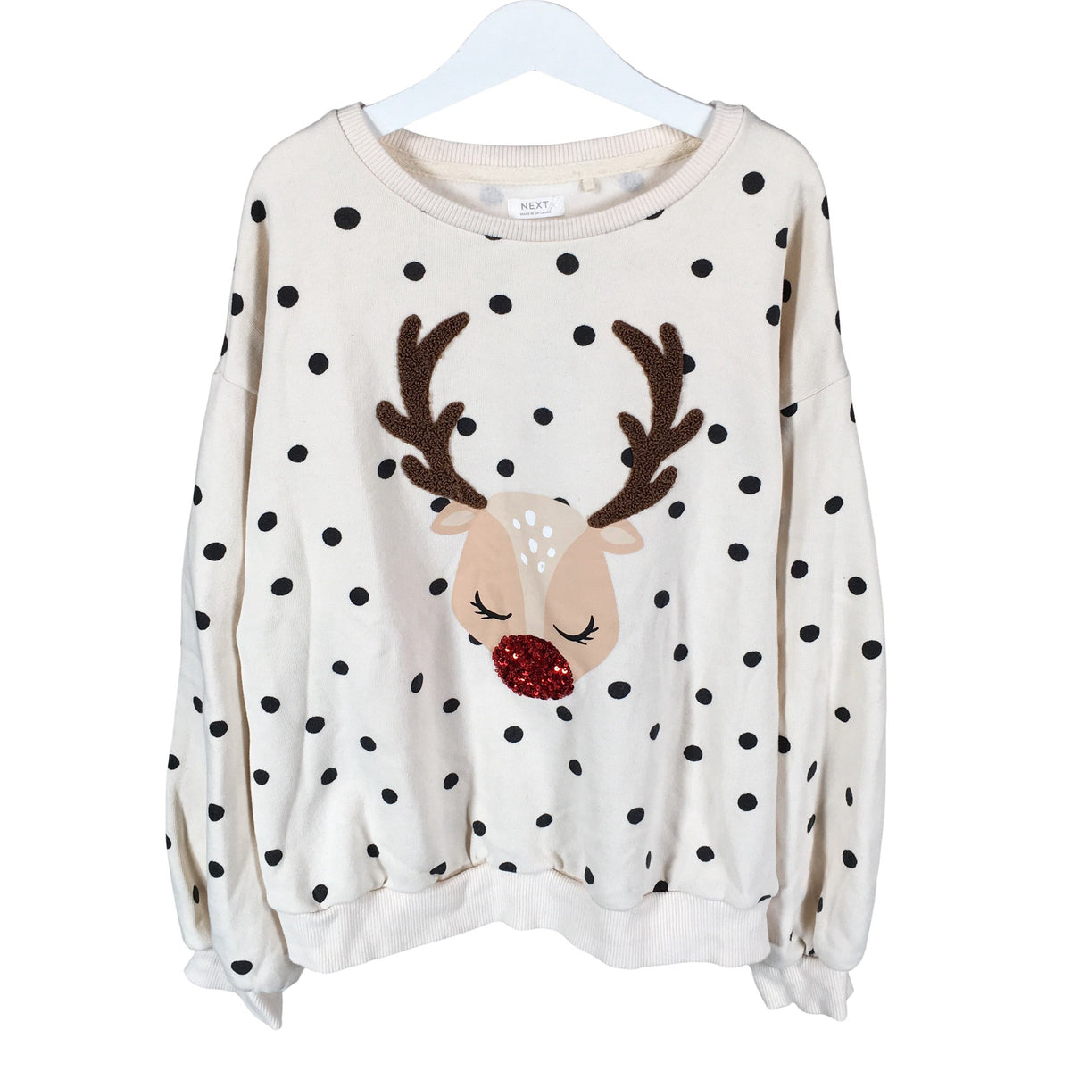 Unisex Next - Dressikangast pluus, suurus 146 - 152 - Beige (1)