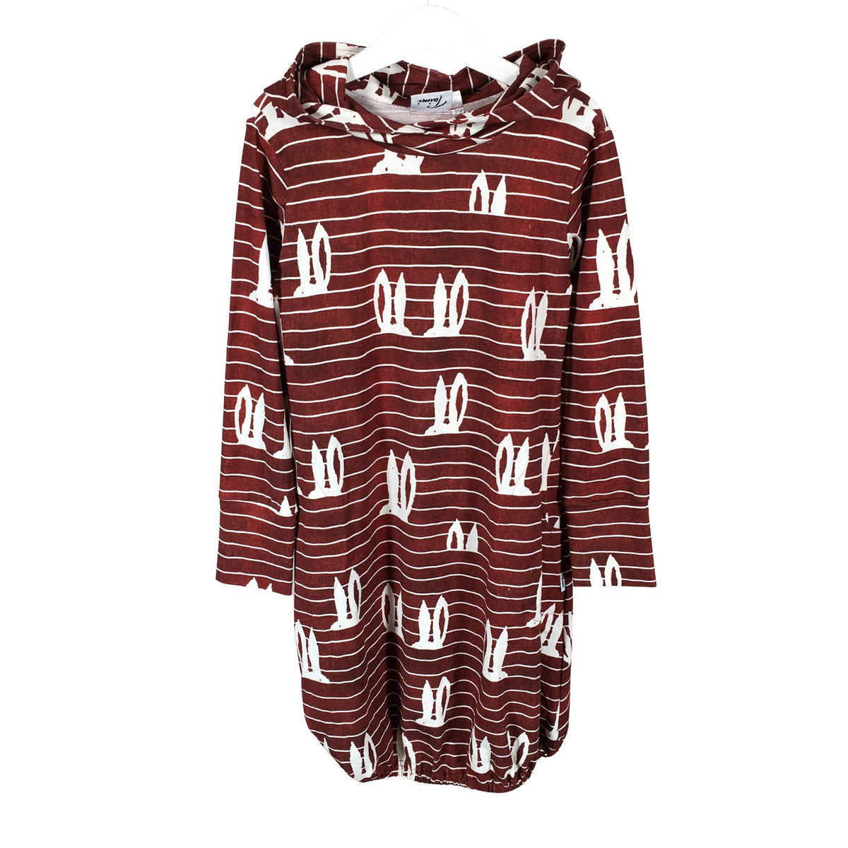 Unisex Taimi - Trikotaažist kleit, suurus 128 - 134 - Pruun (1)