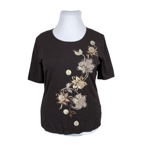 Unisex Gerry Weber - T-särk, suurus 42 - Must (1)