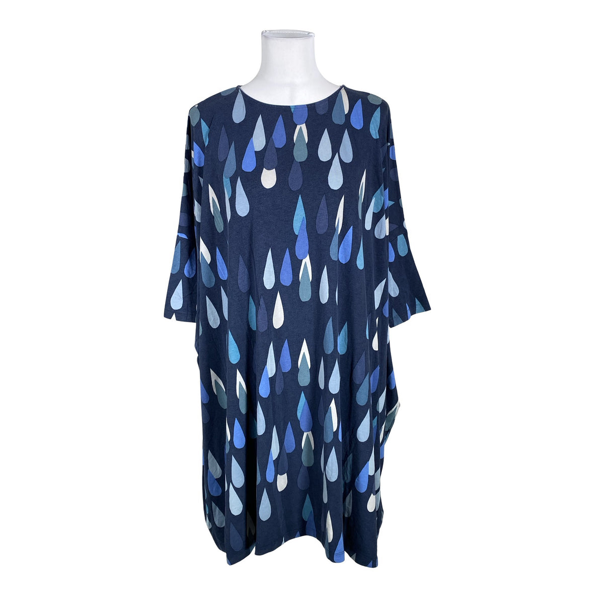 Unisex Marimekko - Trikotaažist kleit, suurus 40 - Sinine (1)