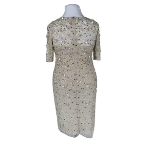 Unisex Adrianna Papell - Pidulik kleit, suurus 42 - Beige (2)