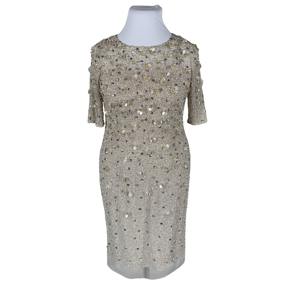 Unisex Adrianna Papell - Pidulik kleit, suurus 42 - Beige (1)