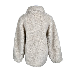 Unisex &Other Stories - Kunstkarusnahast mantel, suurus 38 - Beige (2)