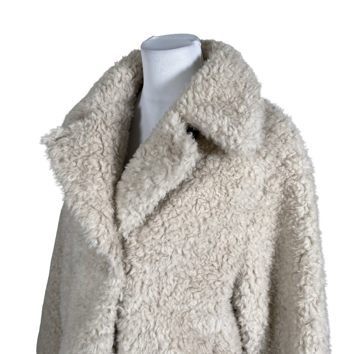 Unisex &Other Stories - Kunstkarusnahast mantel, suurus 38 - Beige (3)