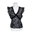 Unisex Claire.dk - Lühikeste käistega pluus, suurus 40 - Must ()