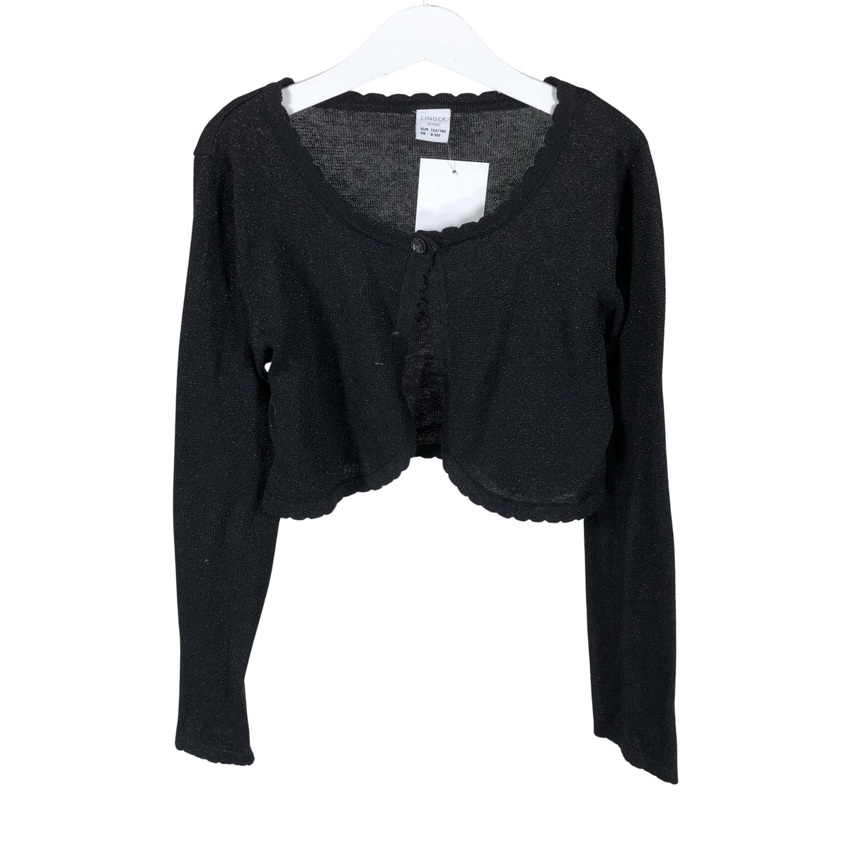 Unisex Lindex - Kardigan, suurus 134 - 140 - Must (1)