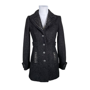 Unisex Guess - Villane mantel, suurus 40 - Must (1)