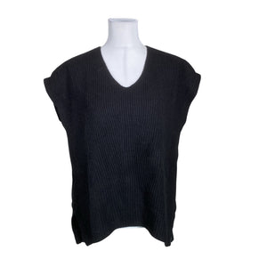 Unisex Andiata - Kootud vest, suurus 36 - Must (1)