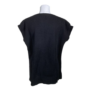 Unisex Andiata - Kootud vest, suurus 36 - Must (2)