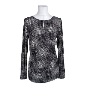 Unisex Mexx - Trikotaažist pluus, suurus 40 - Must (1)
