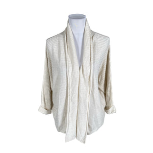 Unisex Repeat - Kardigan, suurus 42 - Looduslik valge (1)