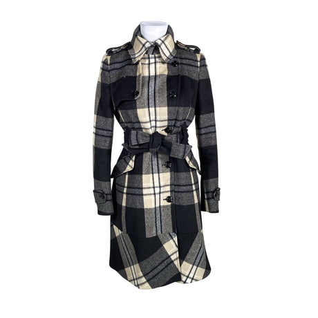 Unisex Karen Millen - Villane mantel, suurus 38 - Must ()