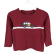 Unisex Name It - Trikotaažist pluus, suurus 92 - 98 - Veinipunane ()