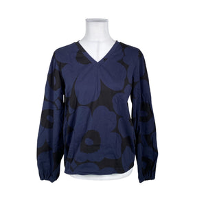 Unisex Marimekko - Trikotaažist pluus, suurus 38 - Sinine (1)