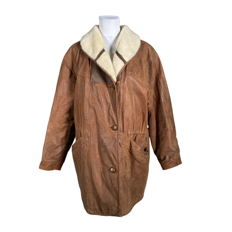 Unisex Big-L - Nahktagi, suurus 40 - Pruun ()