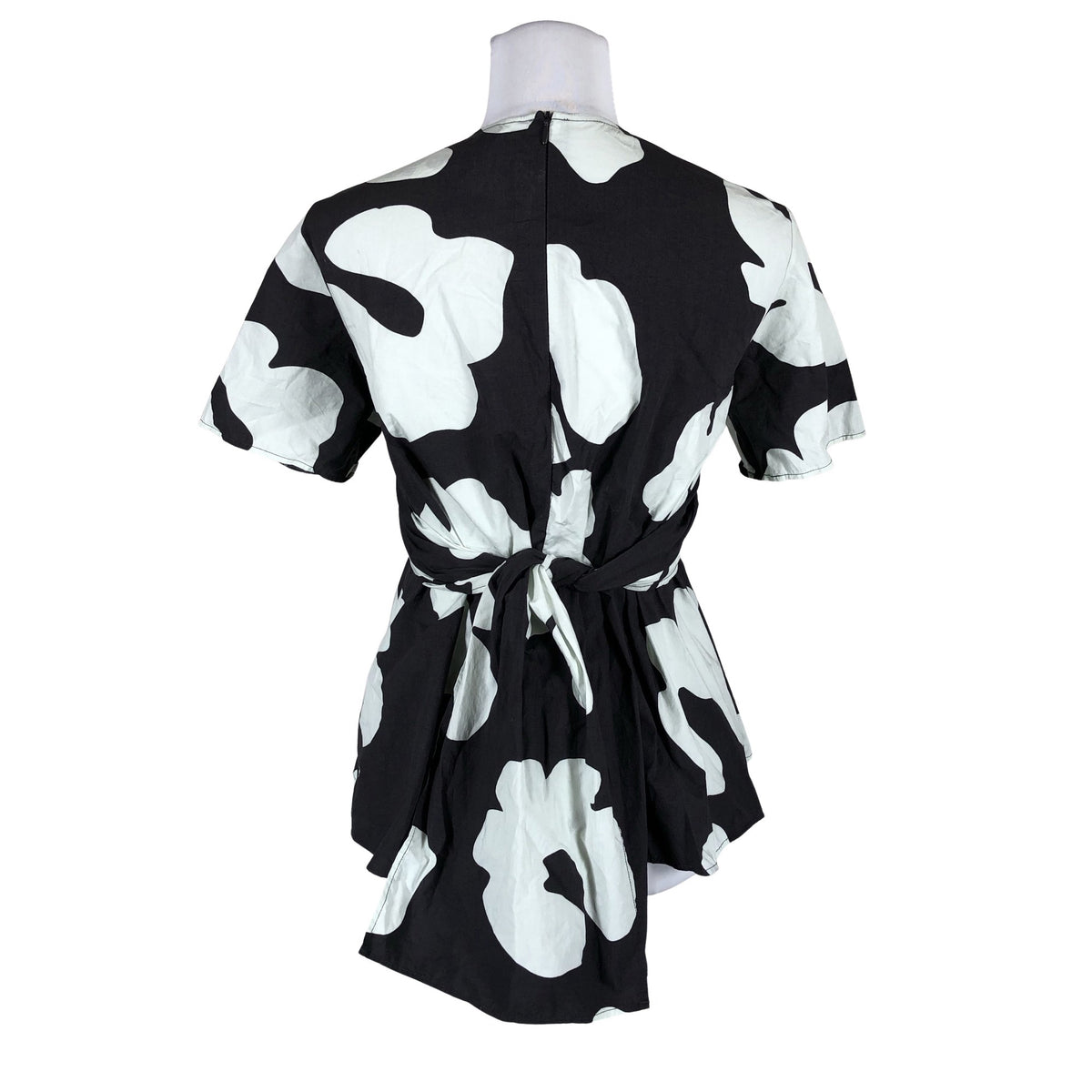 Unisex Marimekko - Lühikeste käistega pluus, suurus 38 - Hall (2)
