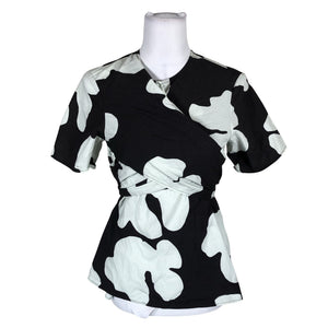 Unisex Marimekko - Lühikeste käistega pluus, suurus 38 - Hall (1)