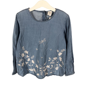 Unisex Lindex - Pluus, suurus 116 - 122 - Helesinine (1)