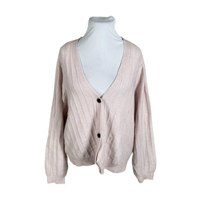Unisex Zizzi - Kardigan, suurus 46 - Heleroosa (1)