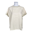 Unisex Click - Lühikeste käistega pluus, suurus 38 - Beige ()