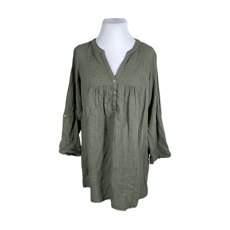 Unisex Zizzi - Mitteveniv tuunika, suurus 46 - Roheline ()