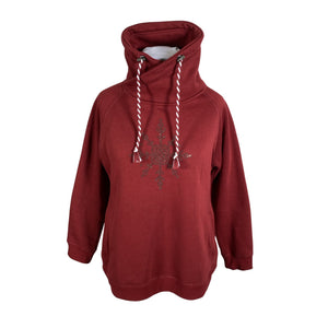 Unisex Ulla Popken - Dressikangast pluus, suurus 42 - Punane (1)