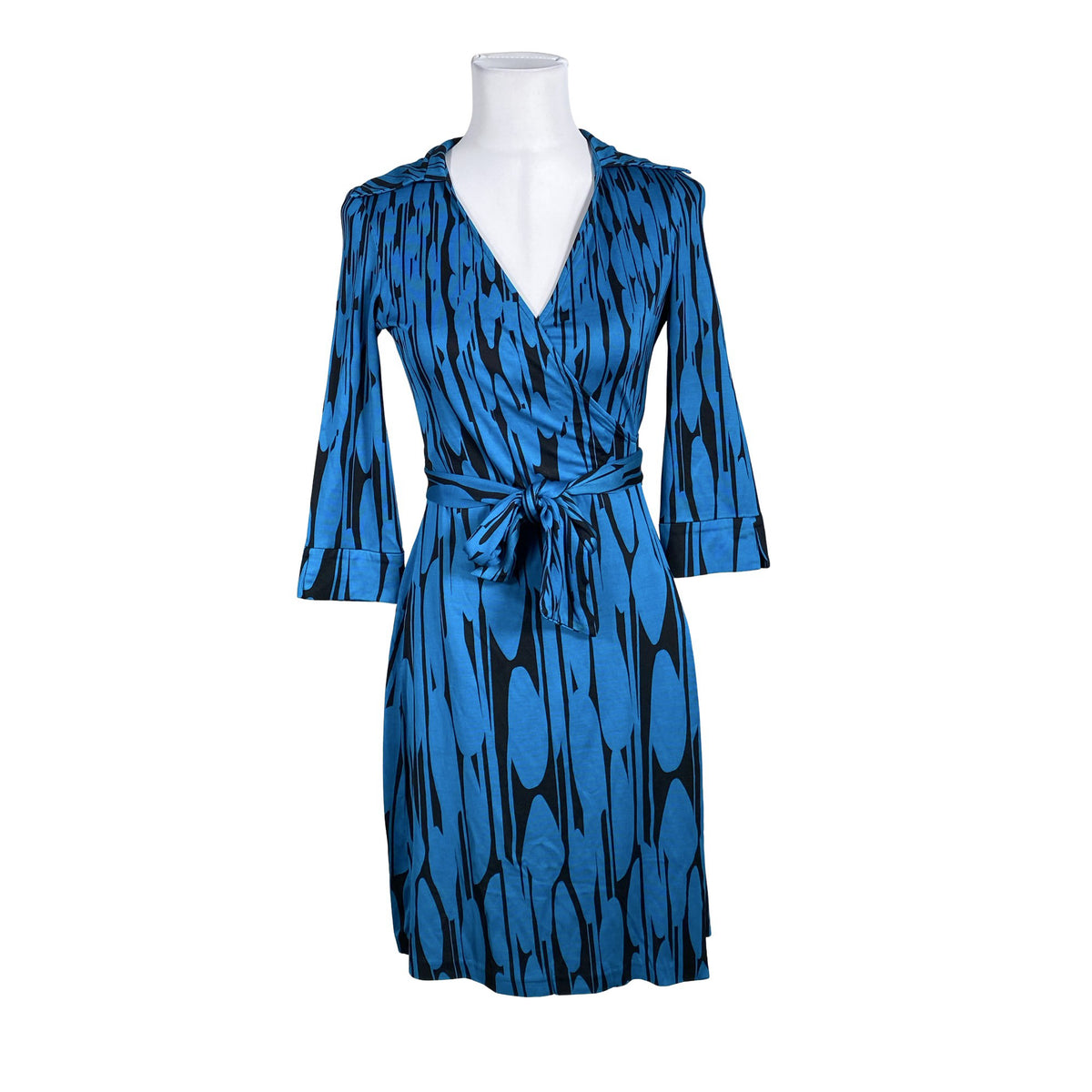 Unisex Diane von Furstenberg - Trikotaažist kleit, suurus 36 - Sinine (1)