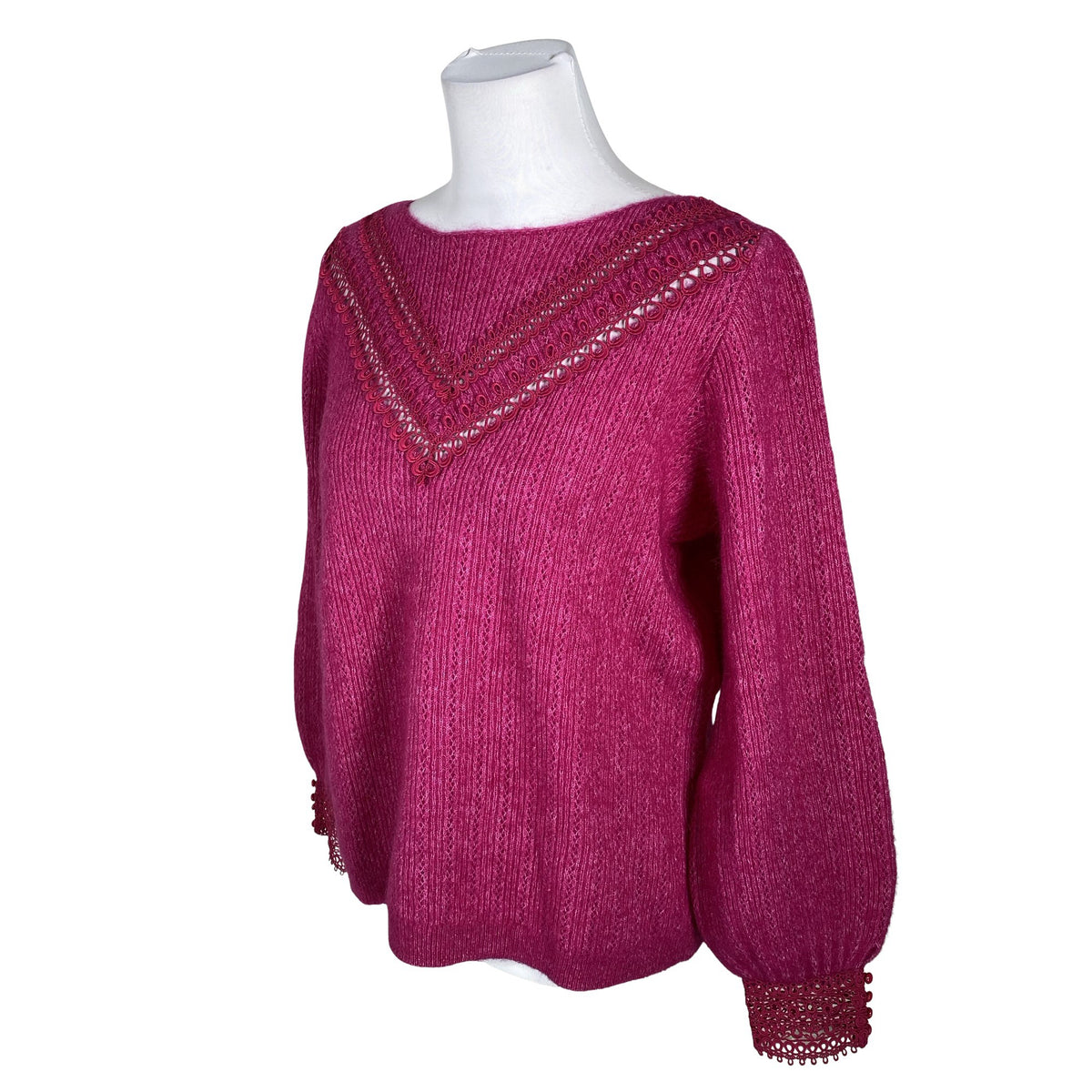 Unisex La Maille Sezane - Kampsun, suurus 40 - Lilla (3)