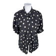 Unisex Lindex - Lühikeste käistega pluus, suurus 40 - Must ()