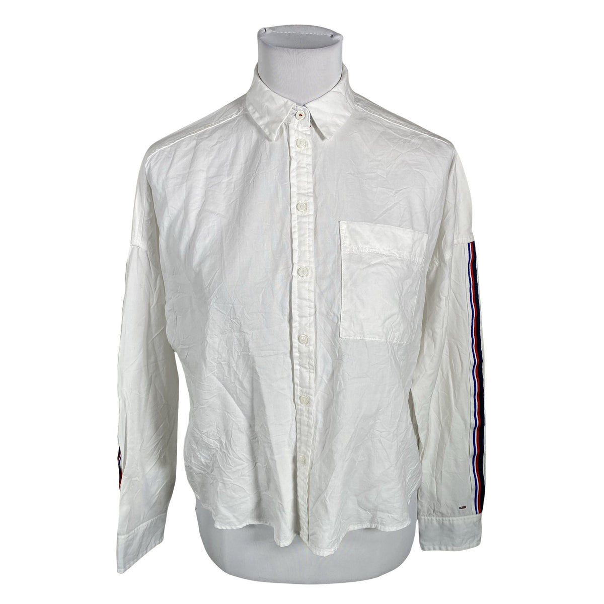 Unisex Tommy Jeans (Tommy Hilfiger) - Triiksärk, suurus 36 - Valge (1)