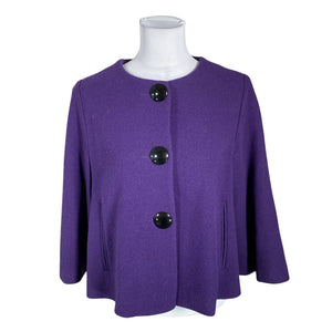 Unisex Ril's - Villane mantel, suurus 40 - Lilla (1)